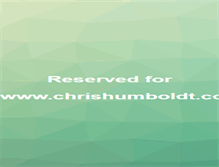 Tablet Screenshot of chrishumboldt.com